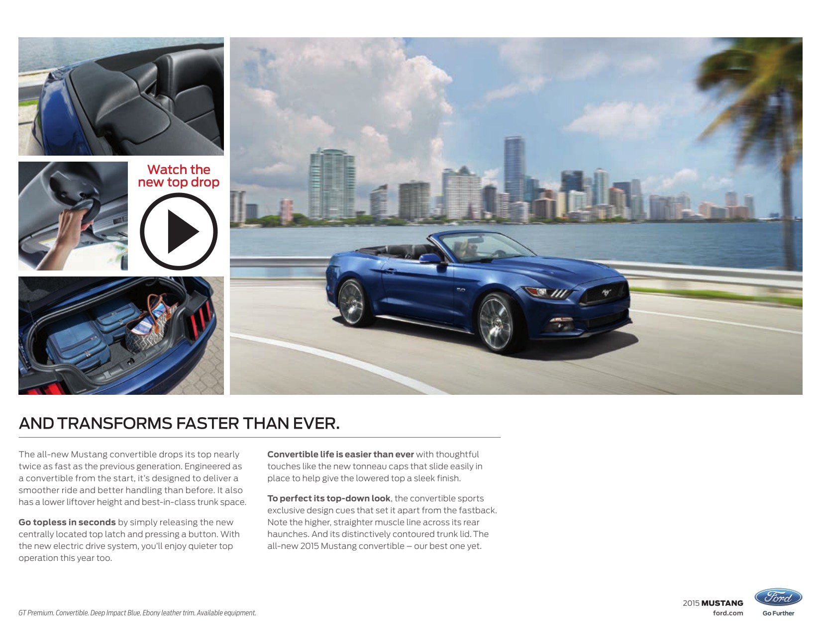 2015 Ford Mustang Brochure Page 11